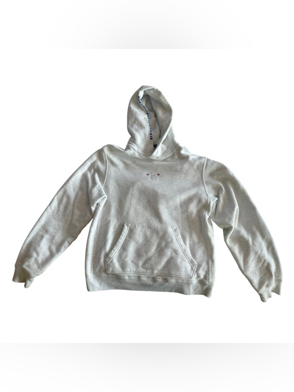 2023 Madhappy Dodgers Fleece Hoodie (Rhinestone Logo) in Ash